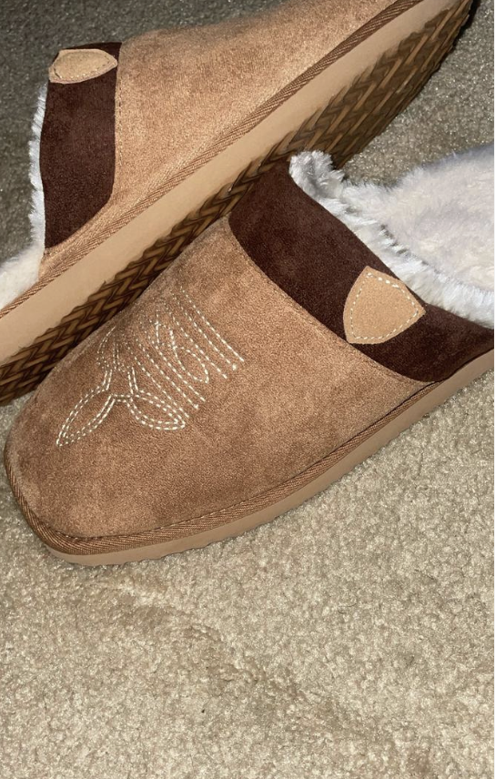 Cozy Cowboy Boots Slipper