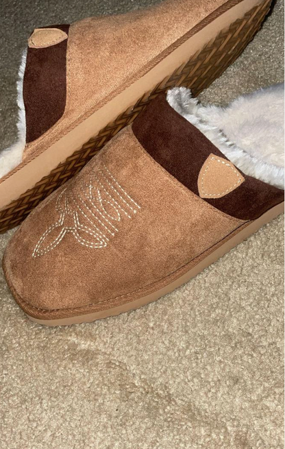 Cozy Cowboy Boots Slipper