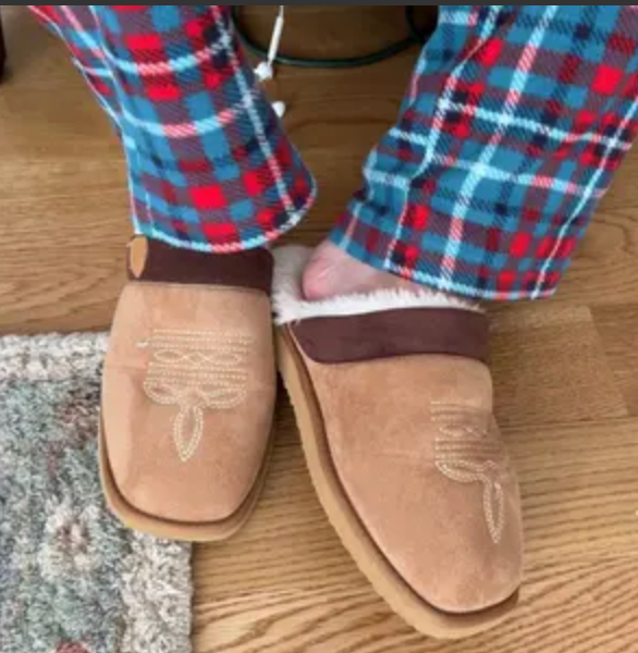 Cozy Cowboy Boots Slipper